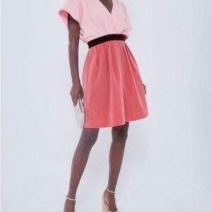 Pomander Place Pink Velvet Isabelle Dress